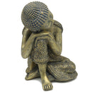 Buda Dormido Dorado 25.5X17 Cm