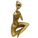 Figura Yoga Dorado 25.8X19.3 Cm