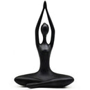 Figura Yoga Manos Negro 33.5X22.3 Cm