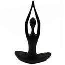 Figura Yoga Manos Negro 33.5X22.3 Cm