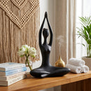 Figura Yoga Manos Negro 33.5X22.3 Cm