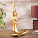 Figura Yoga Manos Dorado 33.5X22.3 Cm