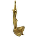 Figura Yoga Manos Dorado 33.5X22.3 Cm