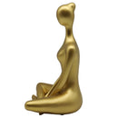 Figura Yoga Manos Dorado 24.8X17.2 Cm