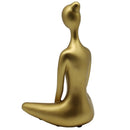 Figura Yoga Manos Dorado 24.8X17.2 Cm