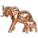 Figura Elefante Dorado 16.5X22 Cm