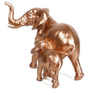 Figura Elefante Dorado 16.5X22 Cm
