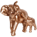 Figura Elefante Dorado 16.5X22 Cm