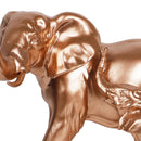 Figura Elefante Dorado 16.5X22 Cm