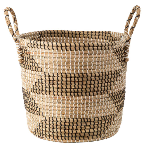 Canasto Decorativo Hierba Marina 35X30 Cm