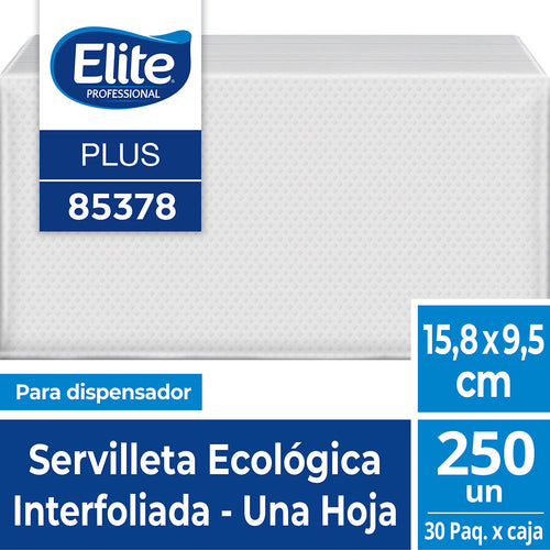 Servilleta Interfoliada Ecológica 1 Paquete x 250 Un