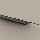 Perfil Aluminio 148/128Mm Negro
