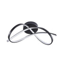 Lampara Techo Olas Metal Negro