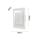 Plafon Cuadrado Classy 2 Luces E27
