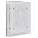 Plafon Cuadrado Double 2 Luces E27 Blanco