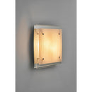 Plafon Cuadrado Double 2 Luces E27 Blanco