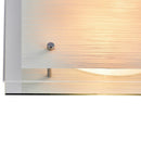 Plafon Cuadrado Double 2 Luces E27 Blanco
