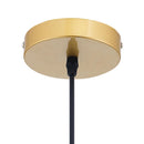 Lampara Colgante Geometrico Aluminio Cobre
