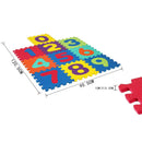 Alfombra Eva Numeros 30X30 Cm Plastico Multicolor