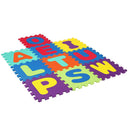 Alfombra Eva Letras 30X30 Cm Plastico Multicolor