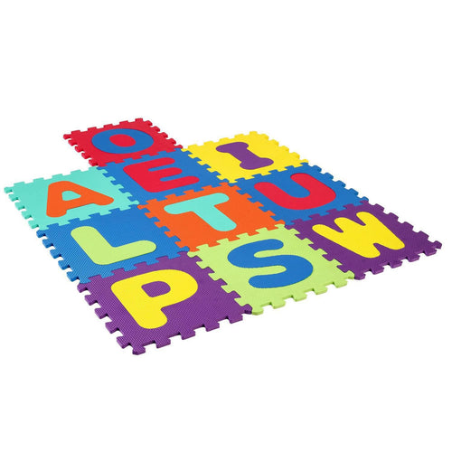 Alfombra Eva Letras 30X30 Cm Plastico Multicolor