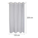 Cortina Recicl Dolly 135X220 Cm