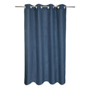 Cortina Recicl Lino 135X220 Cm Azul