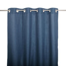 Cortina Recicl Lino 135X220 Cm Azul