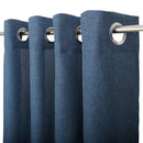 Cortina Recicl Lino 135X220 Cm Azul