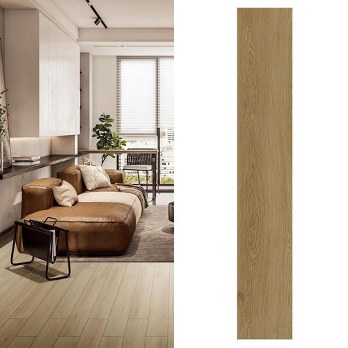 Gres Porcelanico 15X90 Cm Air Light Brown Cafe Claro 1.08 M2