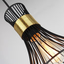 Lampara Colgante Cage Metal Negro