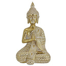 Buda Meditando Dorado 19.5X11.8 Cm
