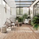 Gres Porcelanico 60X60 Cm Woody Stick Cafe 1.44 M2