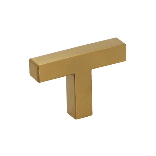 Pomo 10X30 Mm Acero Inoxidable Oro Mate Gs