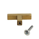 Pomo 10X30 Mm Acero Inoxidable Oro Mate Gs