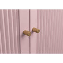 Pomo 18Mm Aluminio Dorado Rosa G
