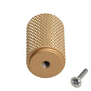 Pomo 18Mm Aluminio Dorado Rosa G