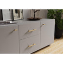 Pomo 12X30Mm Inox Dorado Mate G2