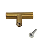 Pomo 12X30Mm Inox Dorado Mate G2