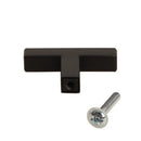 Pomo 10X30 Mm Acero Inoxidable Negro Mate