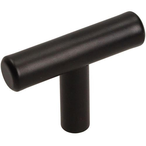 Pomo 12X30Mm Inox Negro Mate