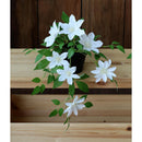 Planta Artificial Clematis 23 Cm Blanco