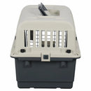 Jaula Transporte M Para Perro 39X39X60 Cm Crema/Negro