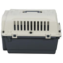 Jaula Transporte M Para Perro 39X39X60 Cm Crema/Negro