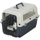 Jaula Transporte S Para Perro 33X35X50 Cm Crema/Negro