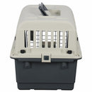 Jaula Transporte S Para Perro 33X35X50 Cm Crema/Negro