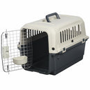 Jaula Transporte S Para Perro 33X35X50 Cm Crema/Negro