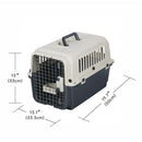 Jaula Transporte S Para Perro 33X35X50 Cm Crema/Negro