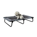 Cama Elevada L Para Perro 20X61X89 Cm Gris