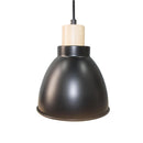 Lampara Colgante Madera Negro